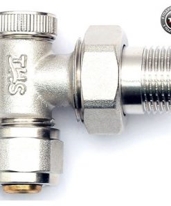 Вентил радиаторен ъглов секретен с адаптор ф16 х 1/2'' THS THERMOSTYLE